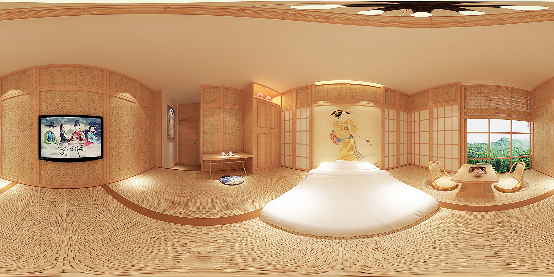 黃山太平湖獨棟日式民宿設計裝修(圖3) 臥室.jpg