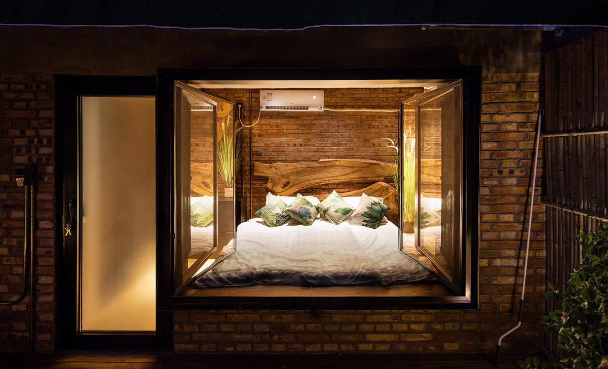 Loft工業(yè)風聯(lián)排獨棟民宿裝修設計(圖4)