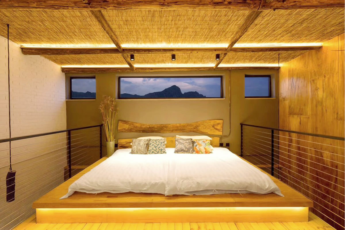 Loft工業(yè)風聯(lián)排獨棟民宿裝修設計(圖3)