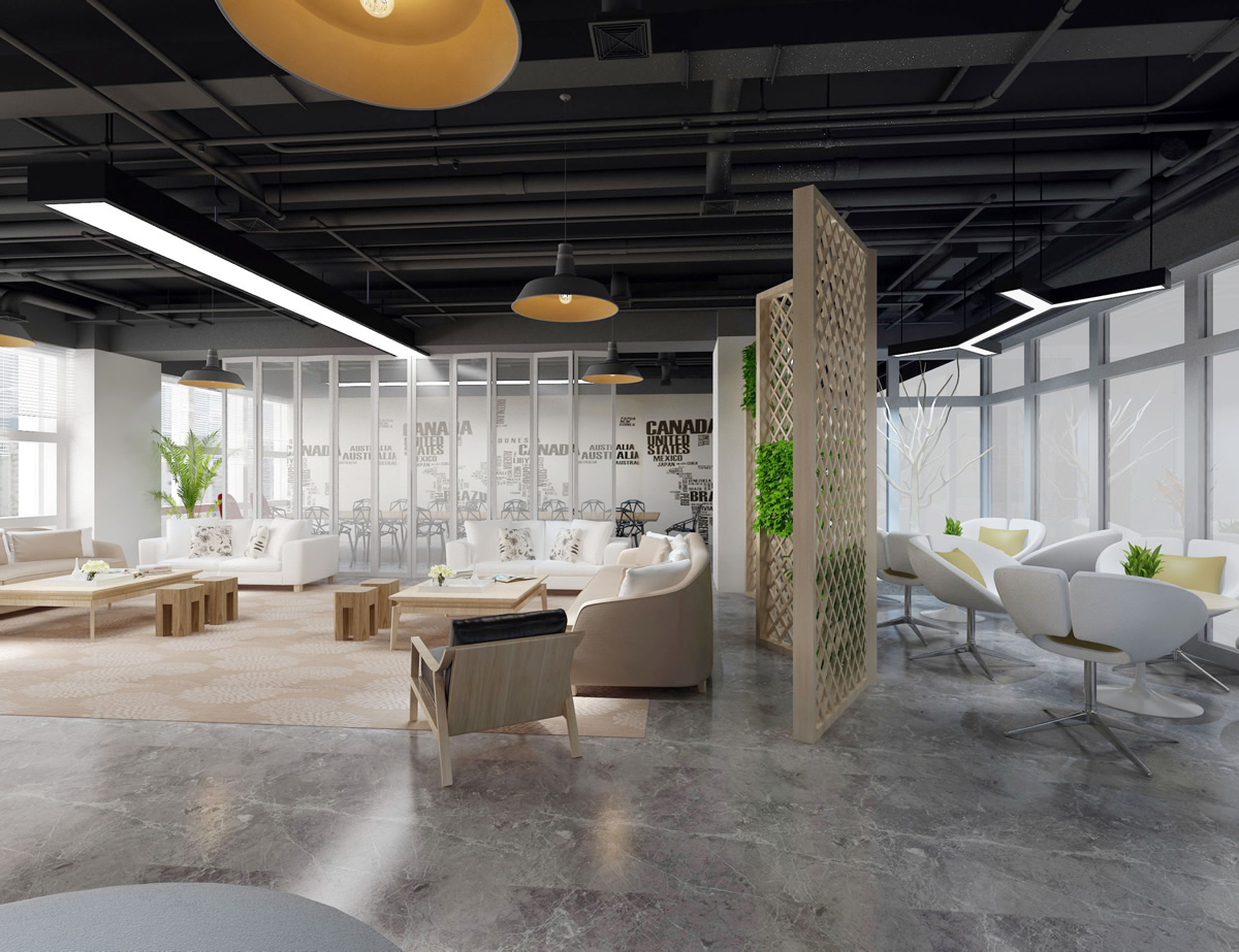 安徽國科2500平工業(yè)風(fēng)辦公空間裝修項(xiàng)目(圖2) 安徽國科2500平工業(yè)風(fēng)辦公空間裝修項(xiàng)目(圖2)