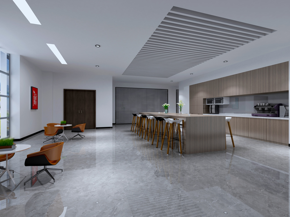 合肥尚喜A#2000m2極簡風(fēng)辦公樓裝修案例(圖4)