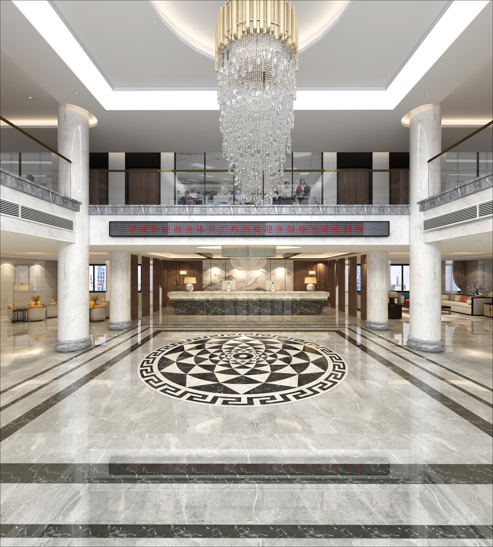 蕪湖華威5400平方新中式辦公樓裝修項(xiàng)目(圖1)