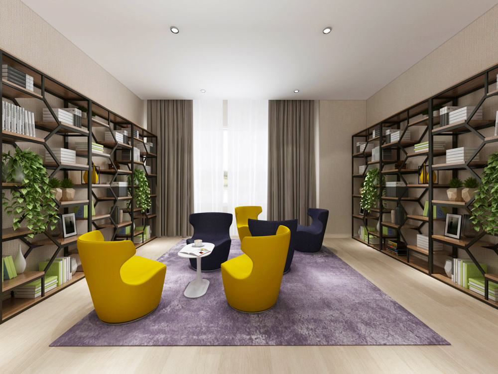 納圖電力2200m2簡約風辦公樓裝修設計項目(圖2)