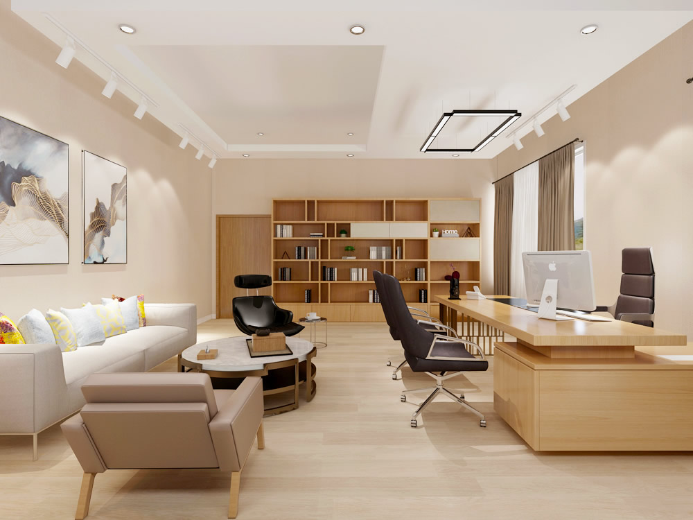 納圖電力2200m2簡約風辦公樓裝修設計項目(圖5)