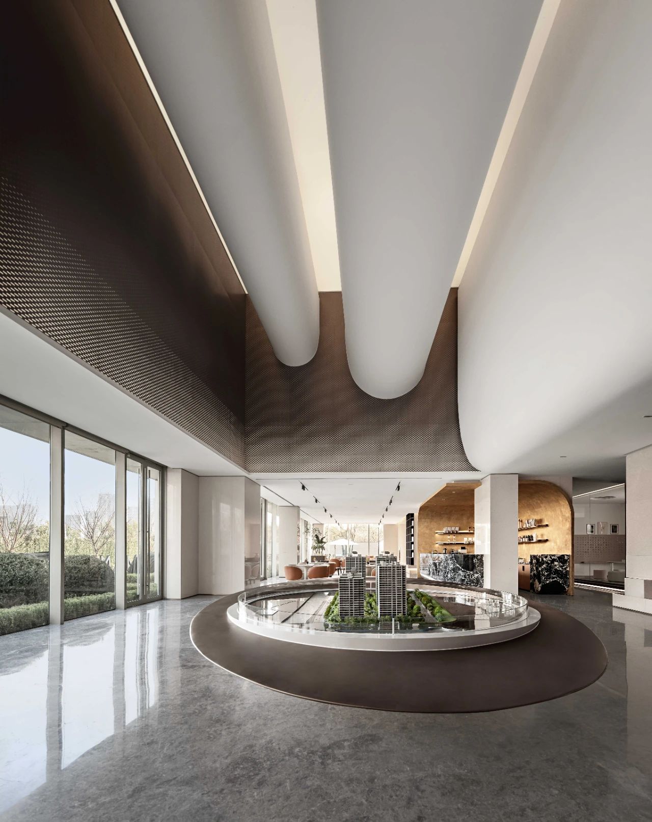 淮北.華松太陽城售樓部后現(xiàn)代風裝飾裝修項目(圖2) 淮北.華松太陽城售樓部后現(xiàn)代風裝飾裝修項目(圖2)