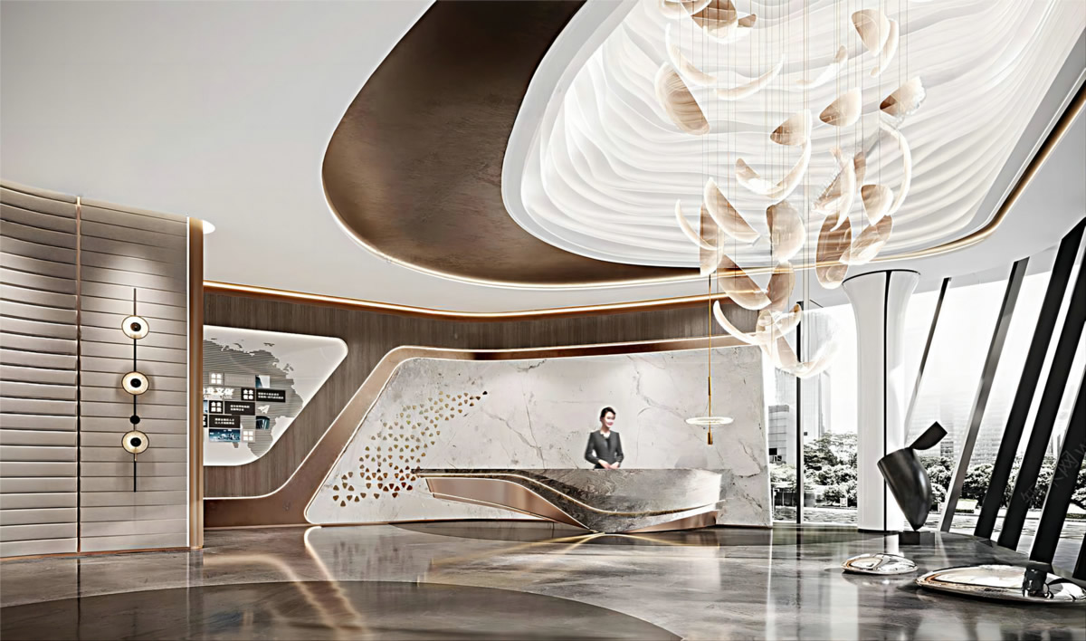 淮北·金街坊售樓部現(xiàn)代簡約裝飾裝修設(shè)計工程(圖2) 淮北·金街坊售樓部現(xiàn)代簡約裝飾裝修設(shè)計工程(圖2)