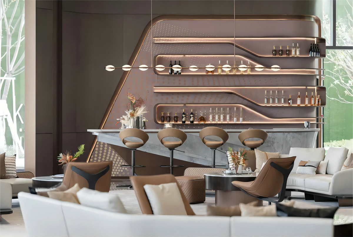 淮北·金街坊售樓部現(xiàn)代簡約裝飾裝修設(shè)計工程(圖5) 淮北·金街坊售樓部現(xiàn)代簡約裝飾裝修設(shè)計工程(圖5)