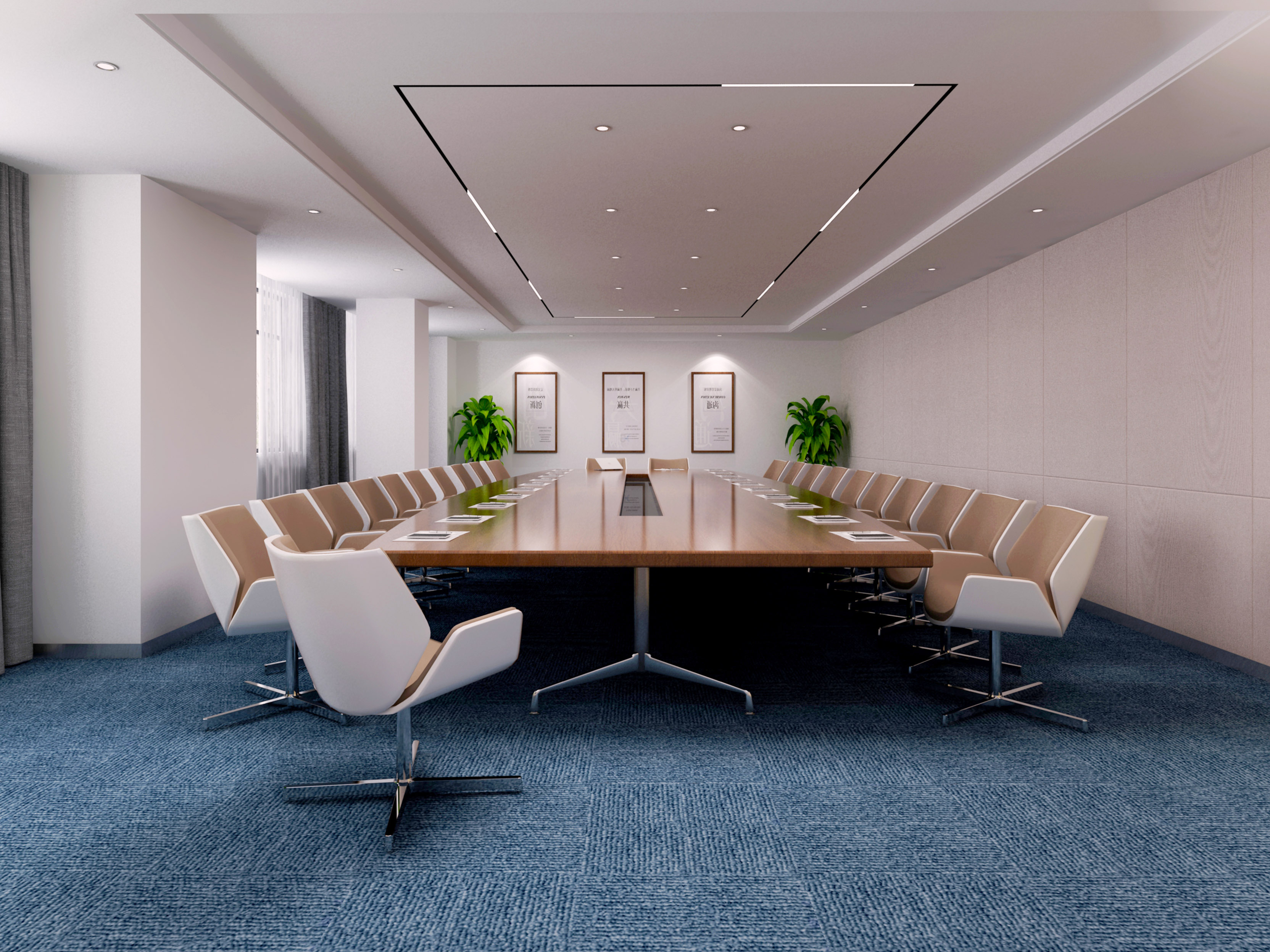 合肥5000平方華新智能停車設備辦公樓裝修設計項目(圖6) 會議室1 副本.jpg