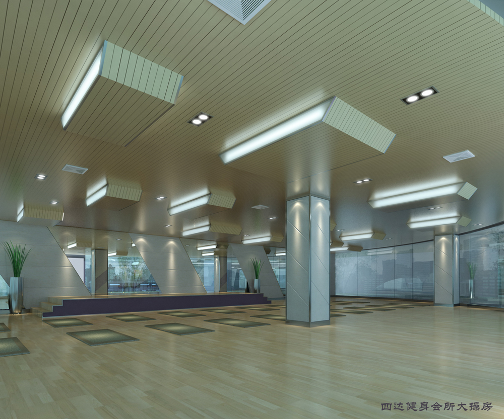 四達(dá)健身會(huì)所-健身房裝修(圖2)