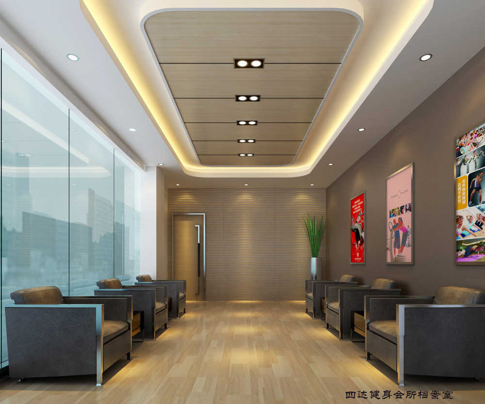 四達(dá)健身會(huì)所-健身房裝修(圖7)